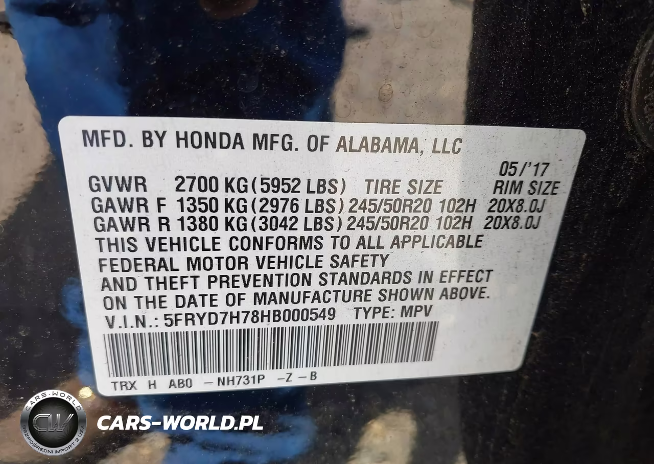 2017 Acura Mdx Sport Hybrid Advance Package VIN:5FRYD7H78HB000549 - 9