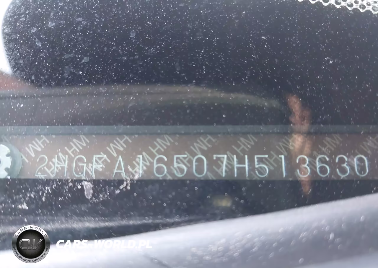 2007 Honda Civic Lx VIN:2HGFA16507H513630 - 9