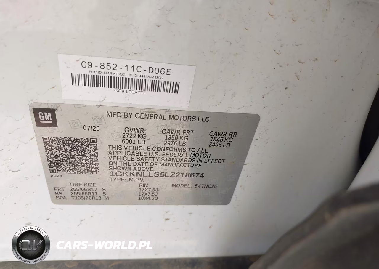 2020 GMC Acadia Awd At4 VIN:1GKKNLLS5LZ218674 - 9