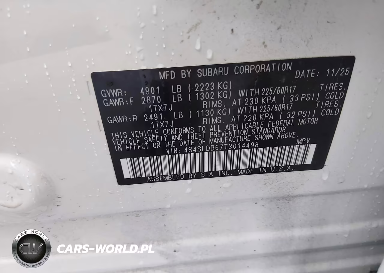 2026 Subaru Forester Premium VIN:4S4SLDB67T3014498 - 9