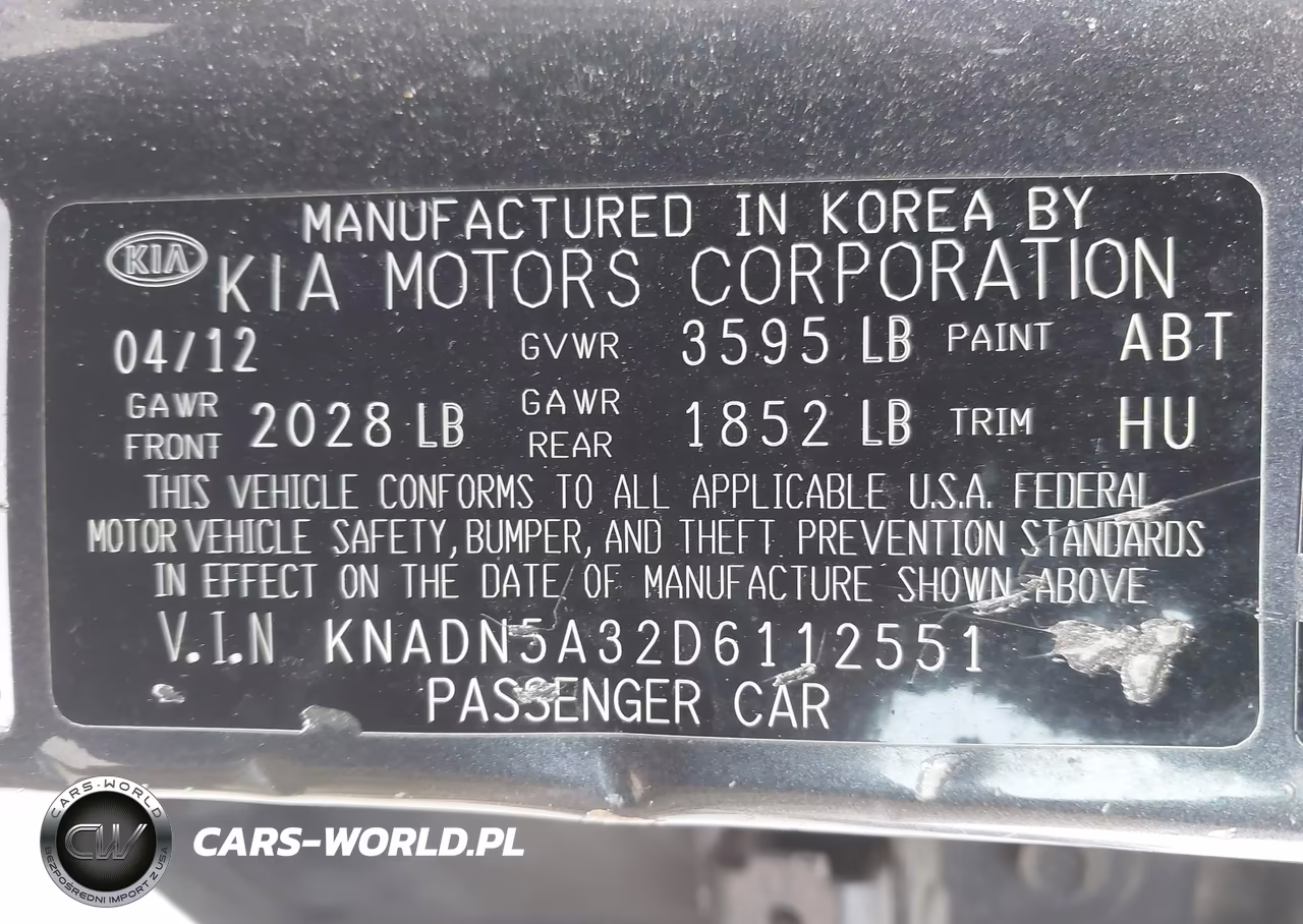 2013 Kia Rio Ex VIN:KNADN5A32D6112551 - 9