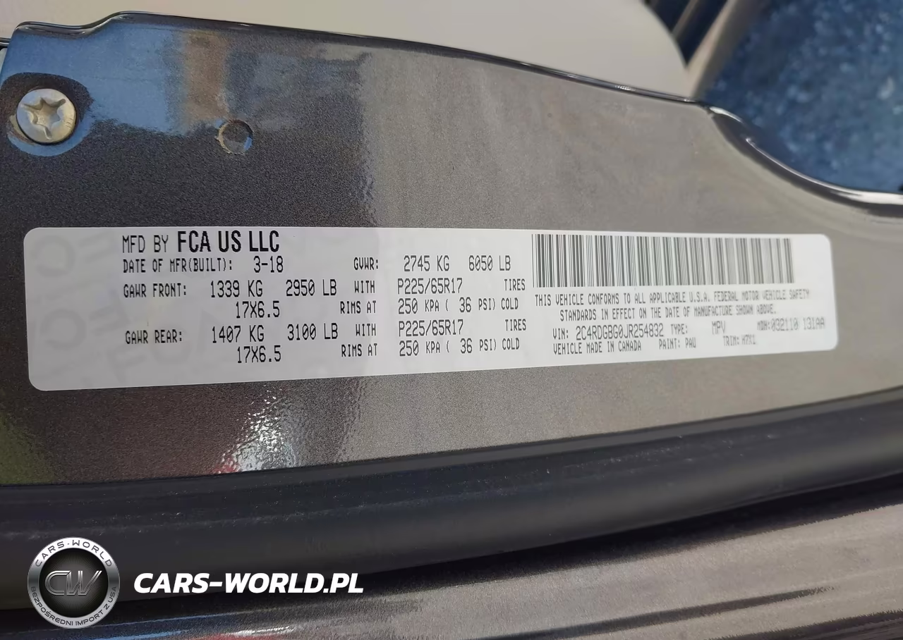 2018 Dodge Grand Caravan Se VIN:2C4RDGBG0JR254832 - 9