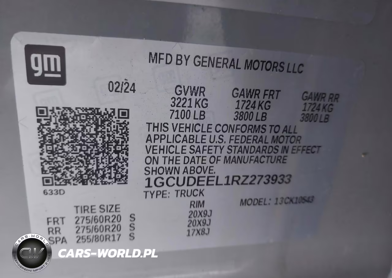 2024 Chevrolet Silverado 1500 4Wd Short Bed Rst VIN:1GCUDEEL1RZ273933 - 9