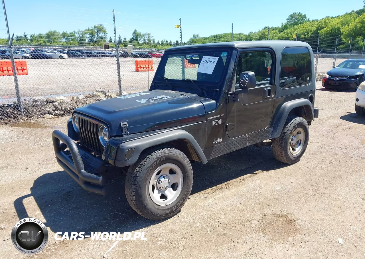 2003 Jeep Wrangler X VIN:1J4FA39S73P360806 - 2