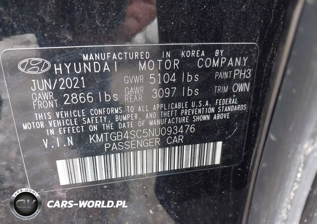 2022 Genesis G80 2.5T Rwd VIN:KMTGB4SC5NU093476 - 9