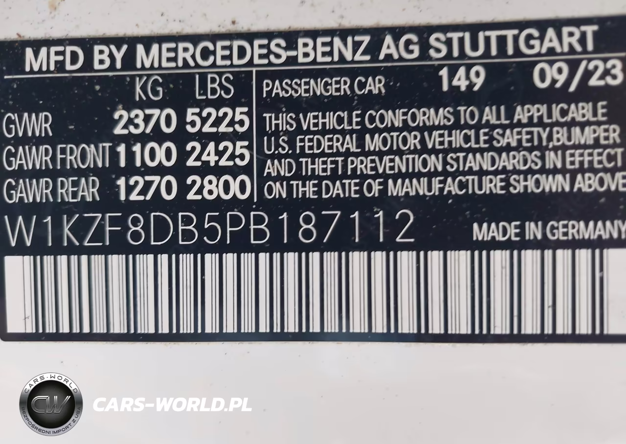2023 Mercedes-Benz E 350 VIN:W1KZF8DB5PB187112 - 9