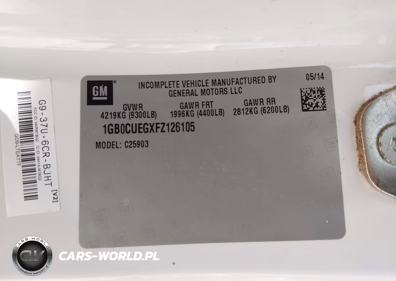 2015 Chevrolet Silverado 2500Hd Wt VIN:1GB0CUEGXFZ126105 - 9