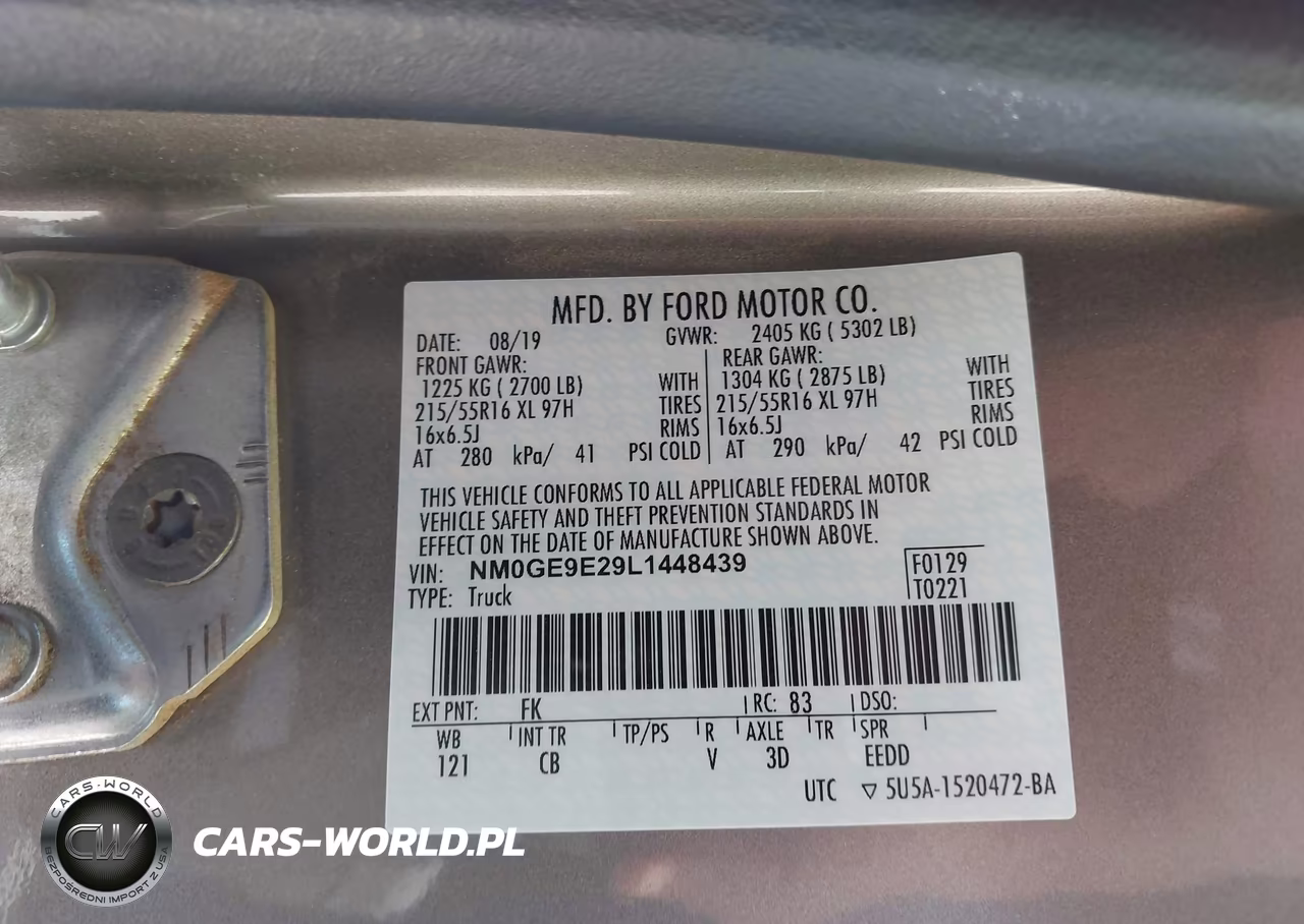 2020 Ford Transit Connect Xl Passenger VIN:NM0GE9E29L1448439 - 9