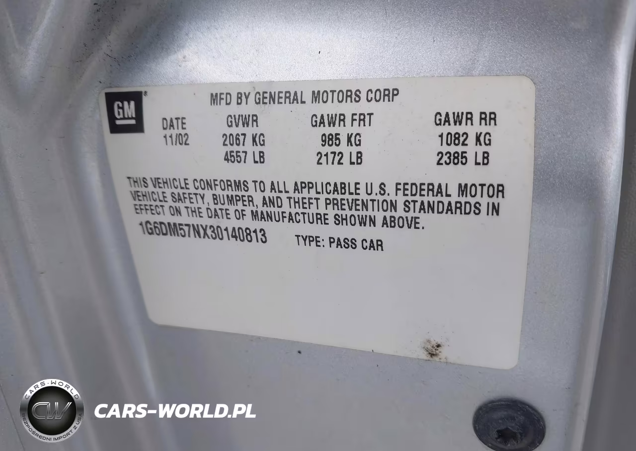 2003 Cadillac Cts Standard VIN:1G6DM57NX30140813 - 9