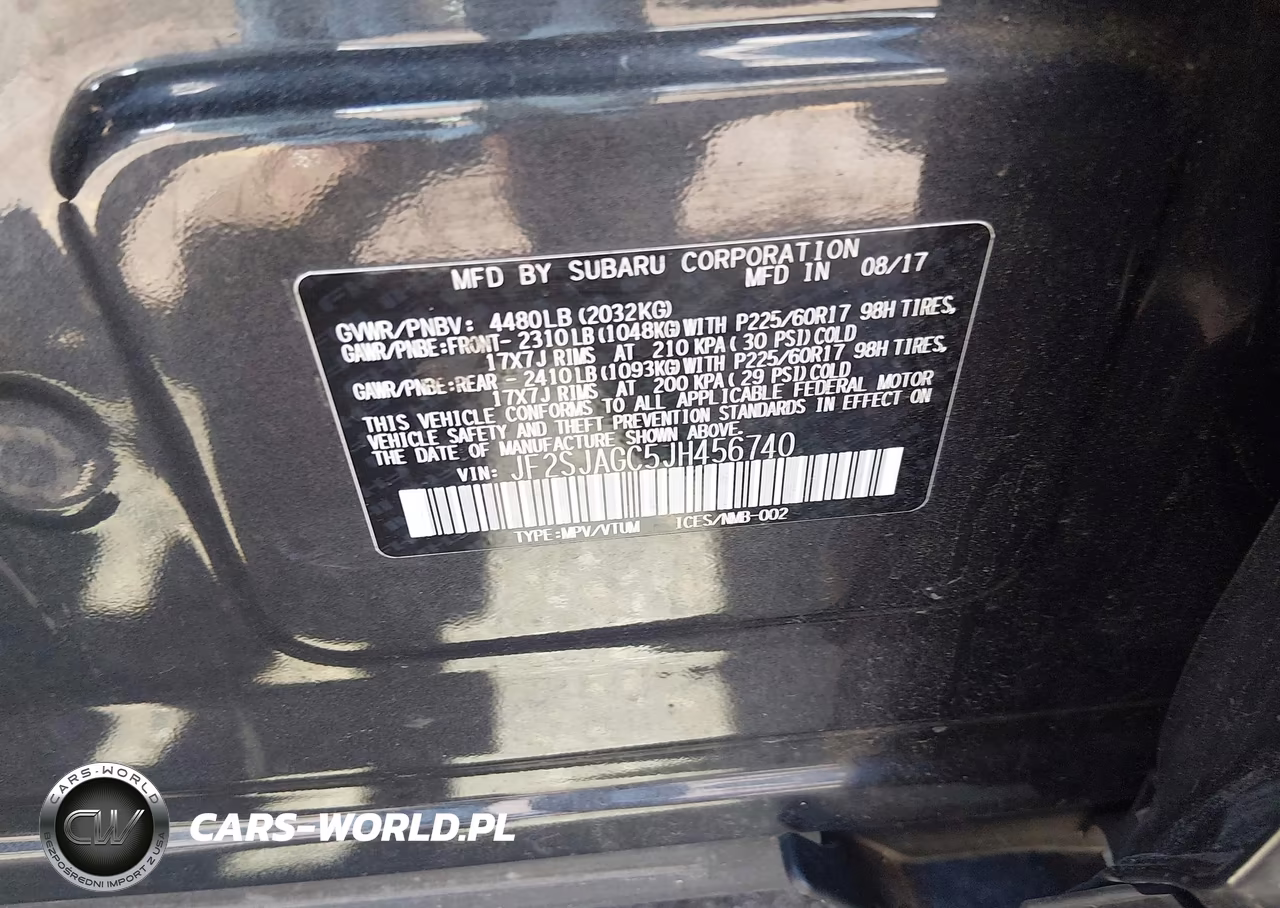 2018 Subaru Forester 2.5I Premium VIN:JF2SJAGC5JH456740 - 9