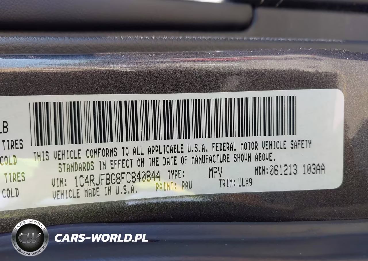 2015 Jeep Grand Cherokee Limited VIN:1C4RJFBG8FC840844 - 9