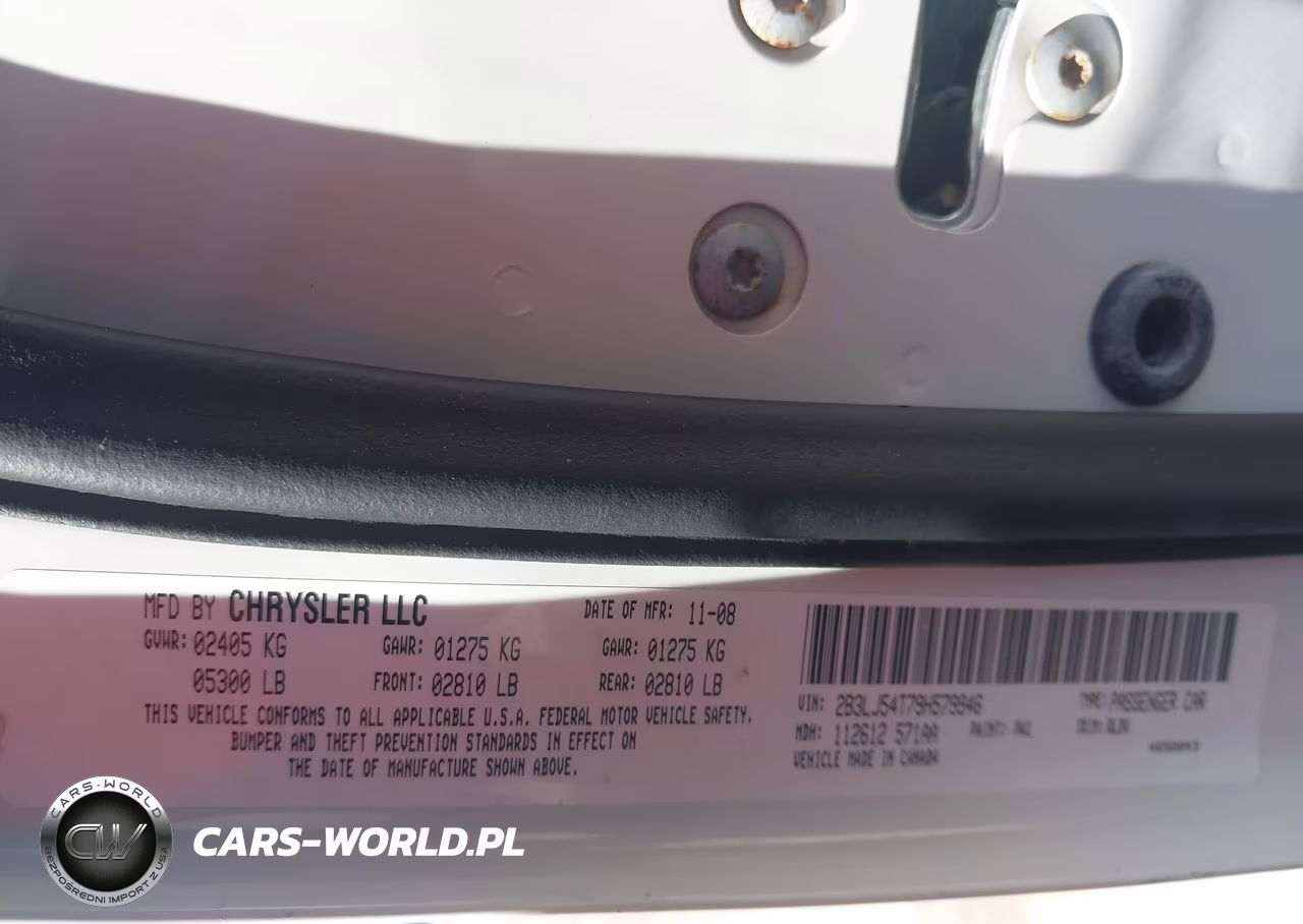 2009 Dodge Challenger R-T VIN:2B3LJ54T79H579946 - 9