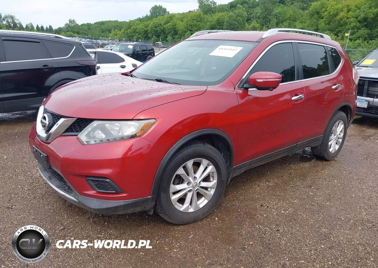 2014 Nissan Rogue Sv VIN:5N1AT2MV3EC808177 - 2