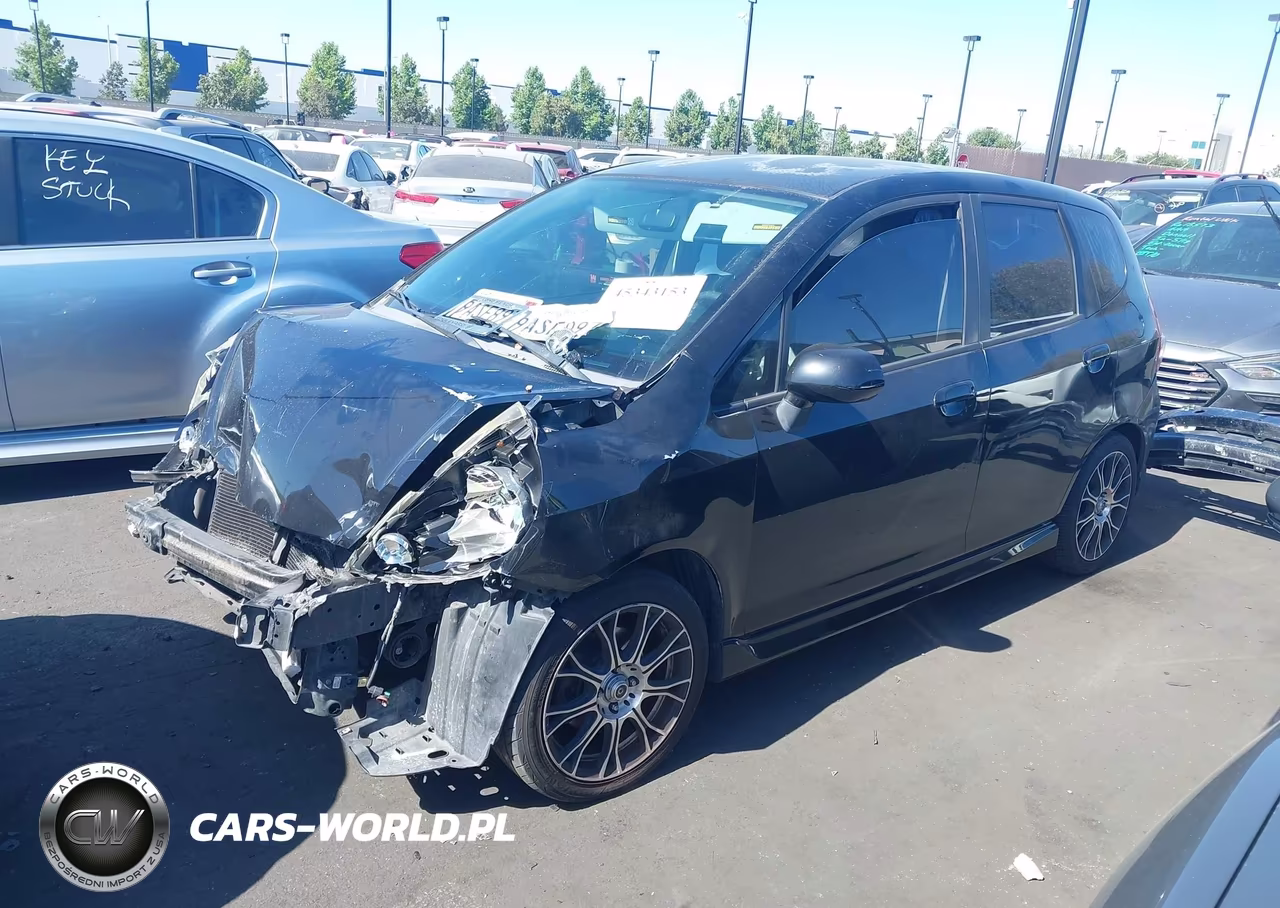2007 Honda Fit Sport VIN:JHMGD37657S061677 - 2