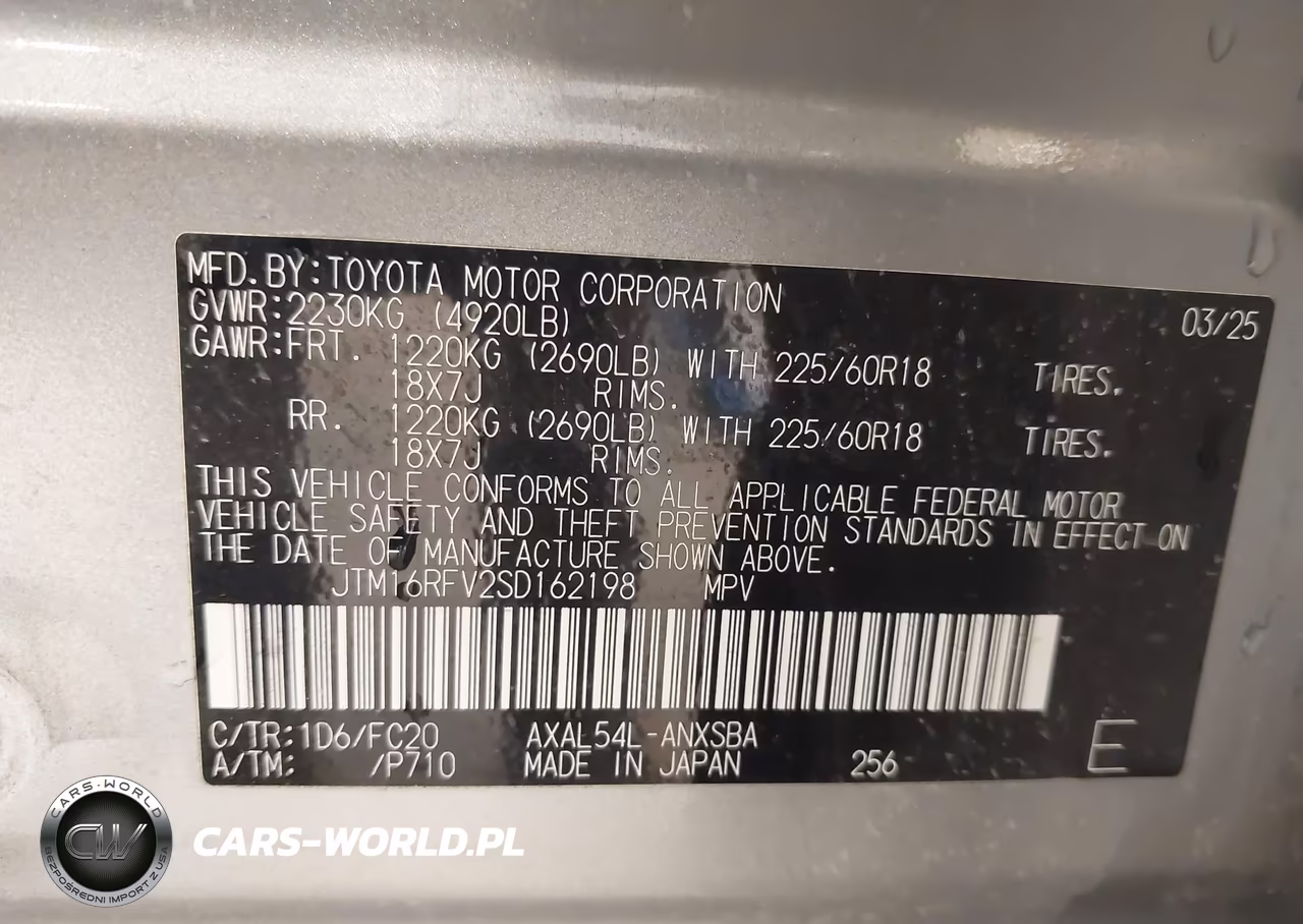 2025 Toyota Rav4 Hybrid Se VIN:JTM16RFV2SD162198 - 9