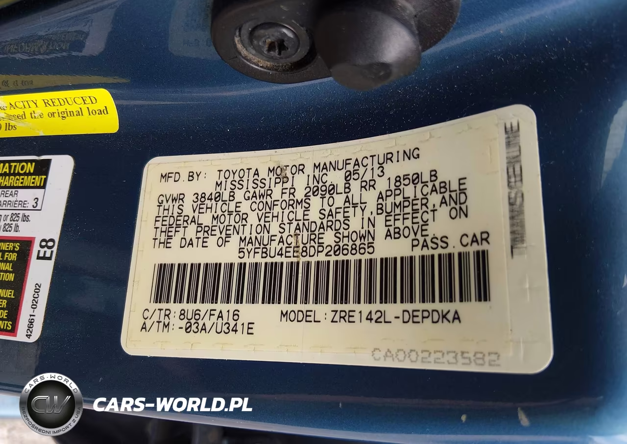 2013 Toyota Corolla L VIN:5YFBU4EE8DP206865 - 9