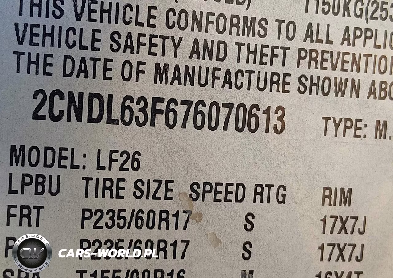 2007 Chevrolet Equinox Lt VIN:2CNDL63F676070613 - 9