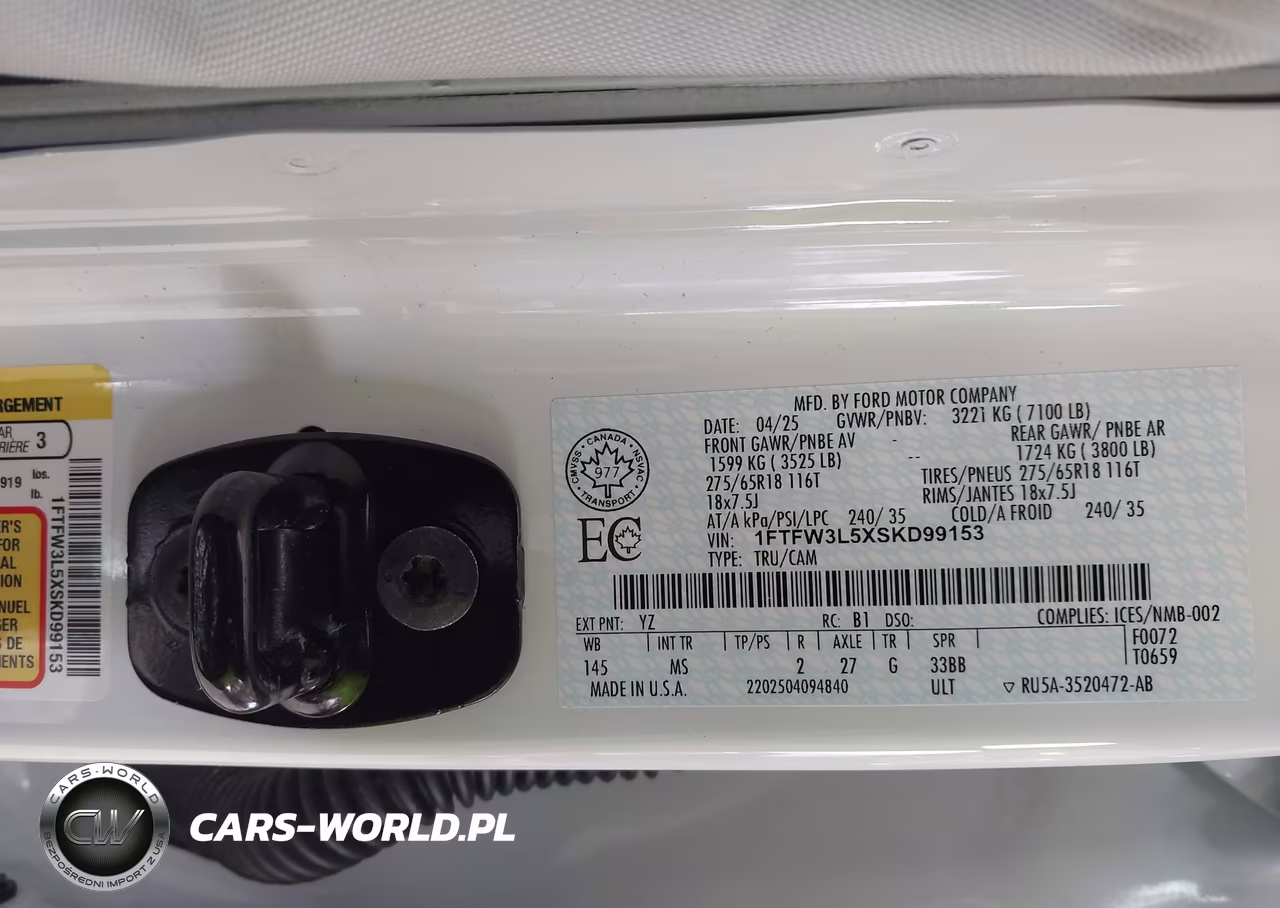 2025 Ford F-150 Xlt VIN:1FTFW3L5XSKD99153 - 9
