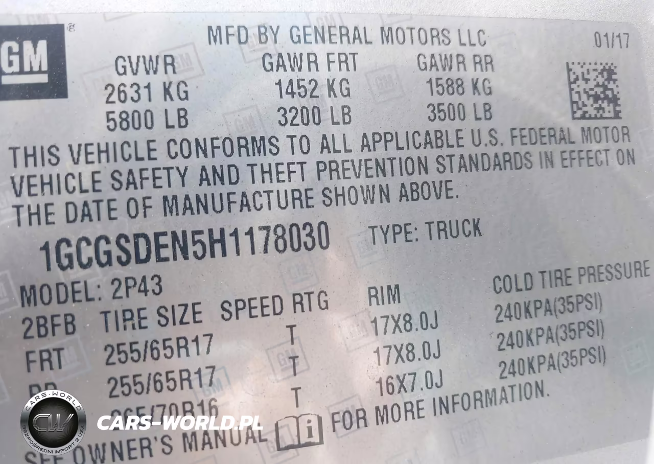 2017 Chevrolet Colorado Z71 VIN:1GCGSDEN5H1178030 - 9