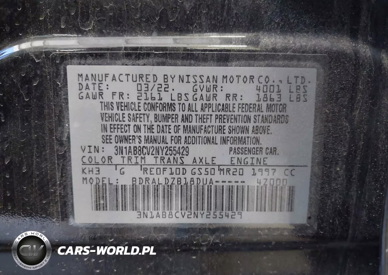 2022 Nissan Sentra Sv Xtronic Cvt VIN:3N1AB8CV2NY255429 - 9