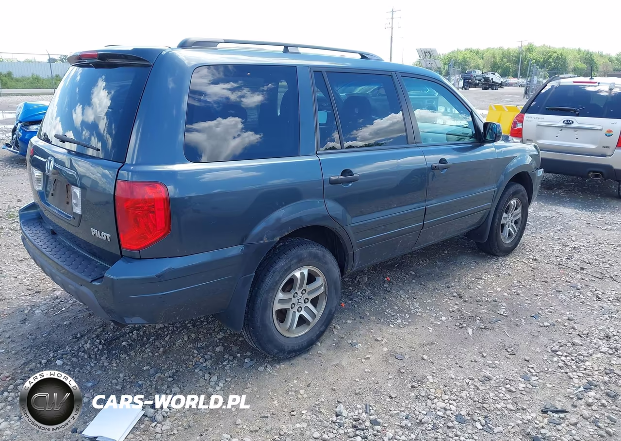 2005 Honda Pilot Ex VIN:5FNYF18405B007456 - 4