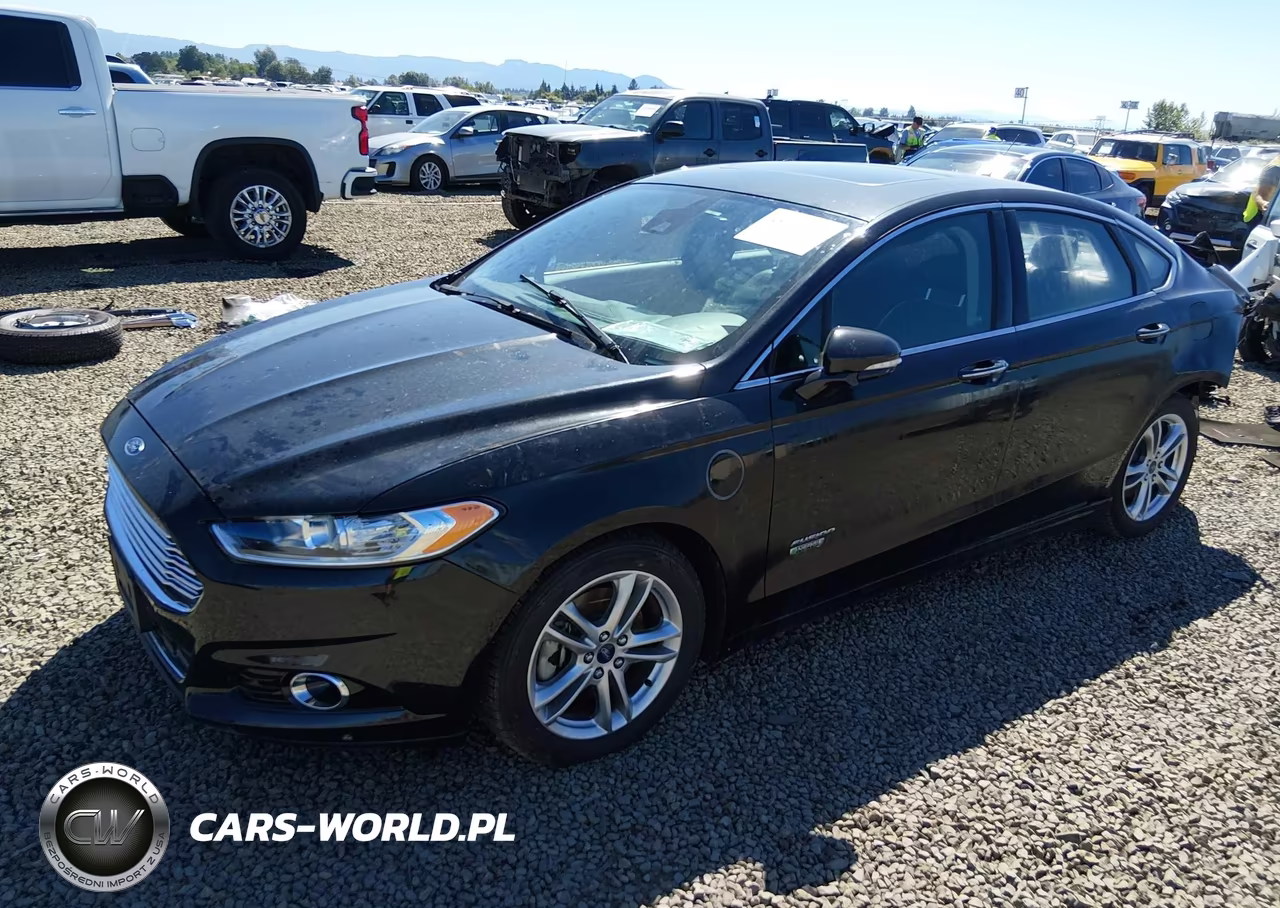 2015 Ford Fusion Energi Titanium VIN:3FA6P0SU1FR281455 - 2
