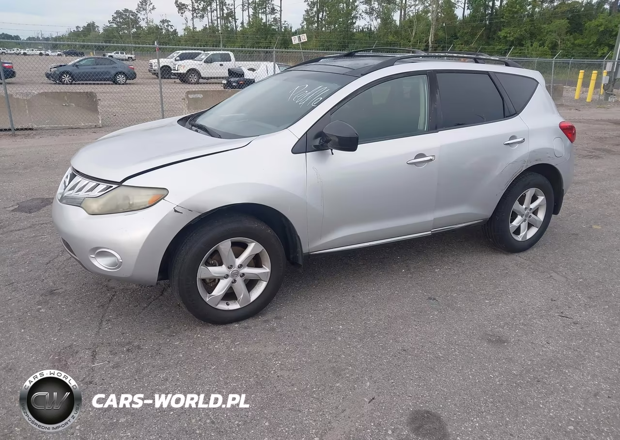 2010 Nissan Murano Sl VIN:JN8AZ1MW2AW110209 - 2