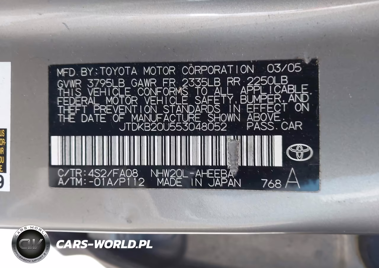 2005 Toyota Prius VIN:JTDKB20U553048052 - 9