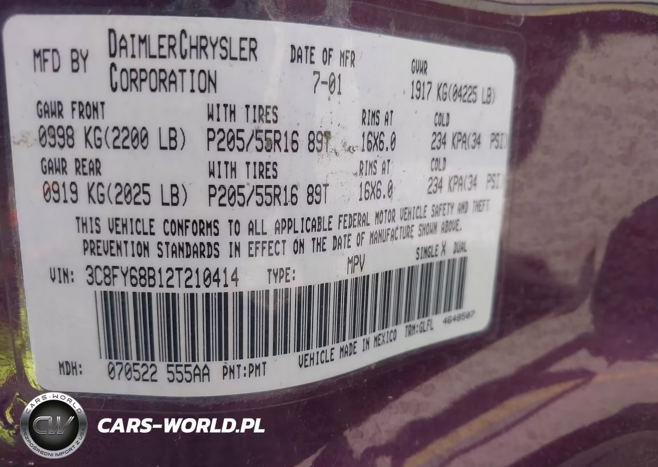 2002 Chrysler Pt Cruiser Limited-Dream Cruiser VIN:3C8FY68B12T210414 - 9
