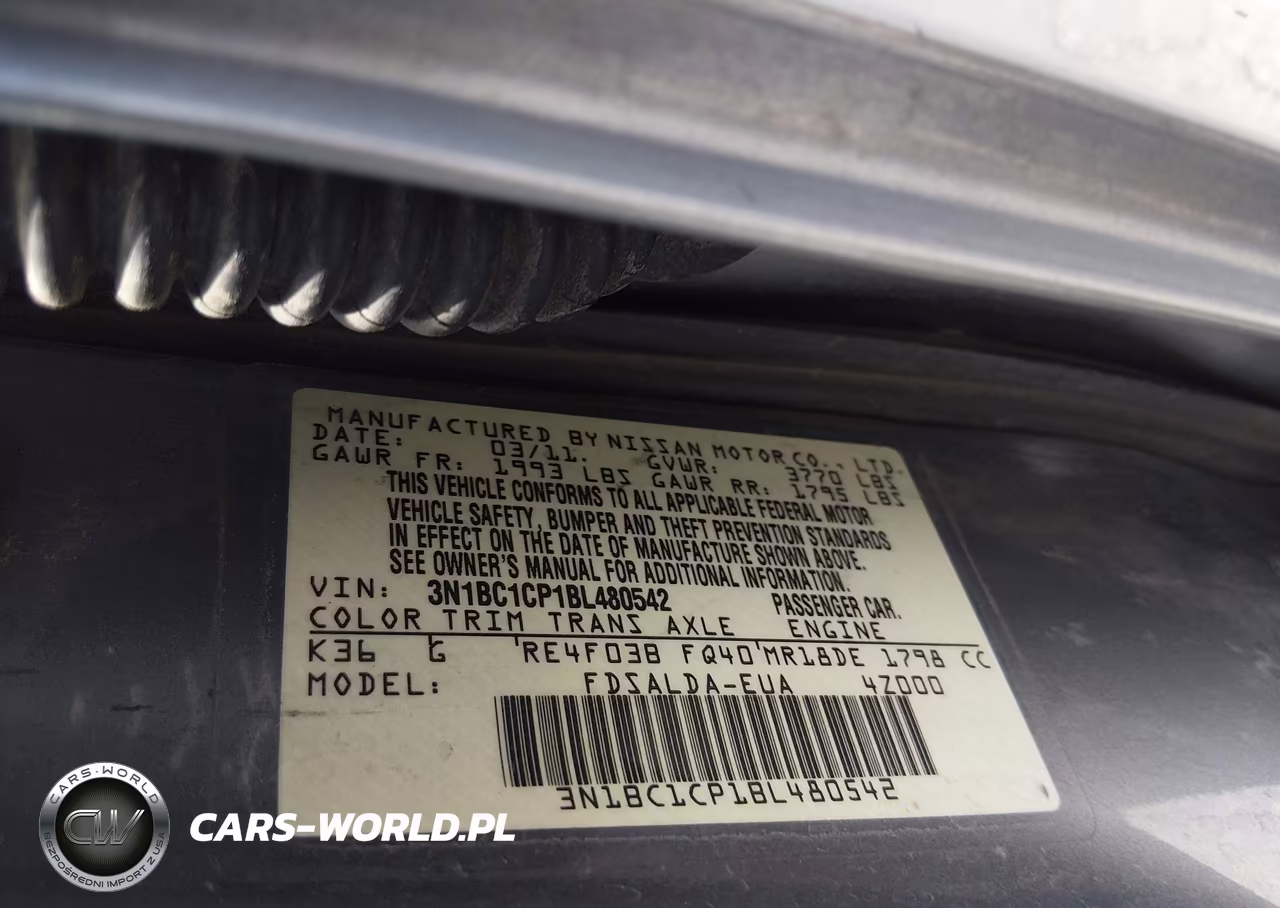 2011 Nissan Versa 1.8 S VIN:3N1BC1CP1BL480542 - 9