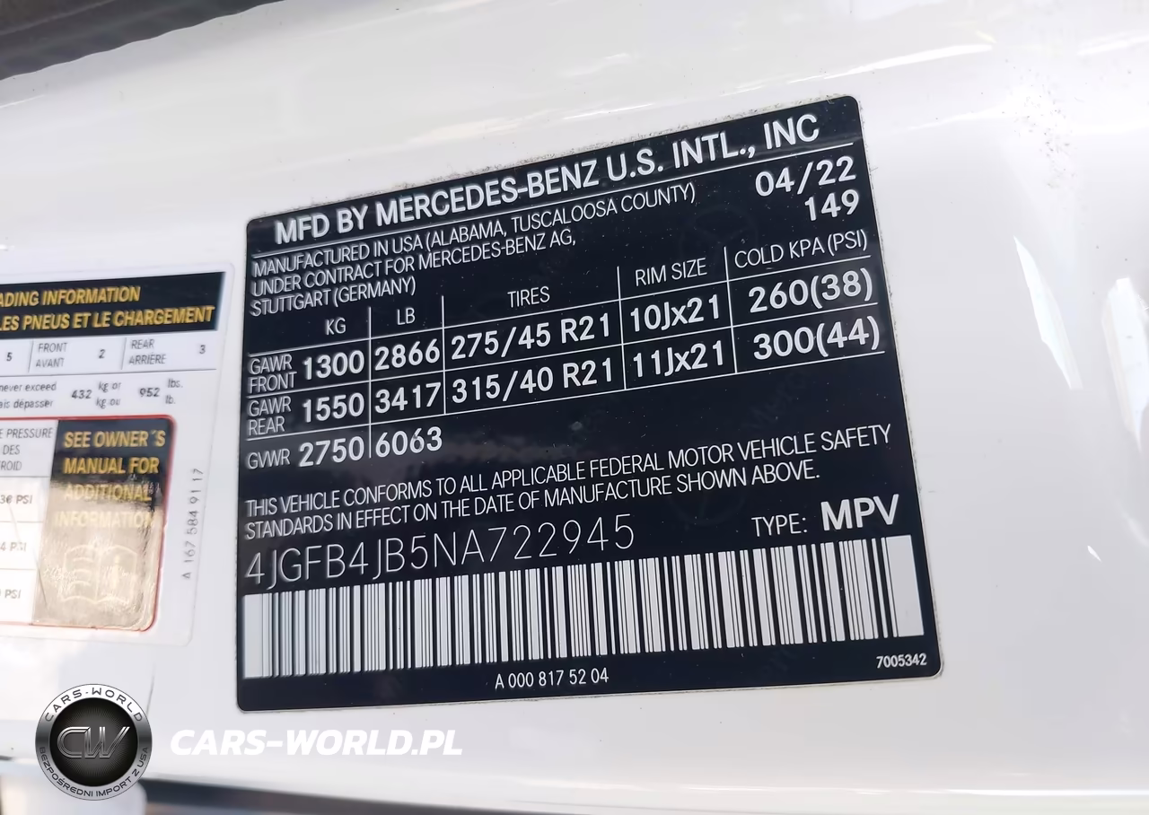 2022 Mercedes-Benz Gle 350 VIN:4JGFB4JB5NA722945 - 9