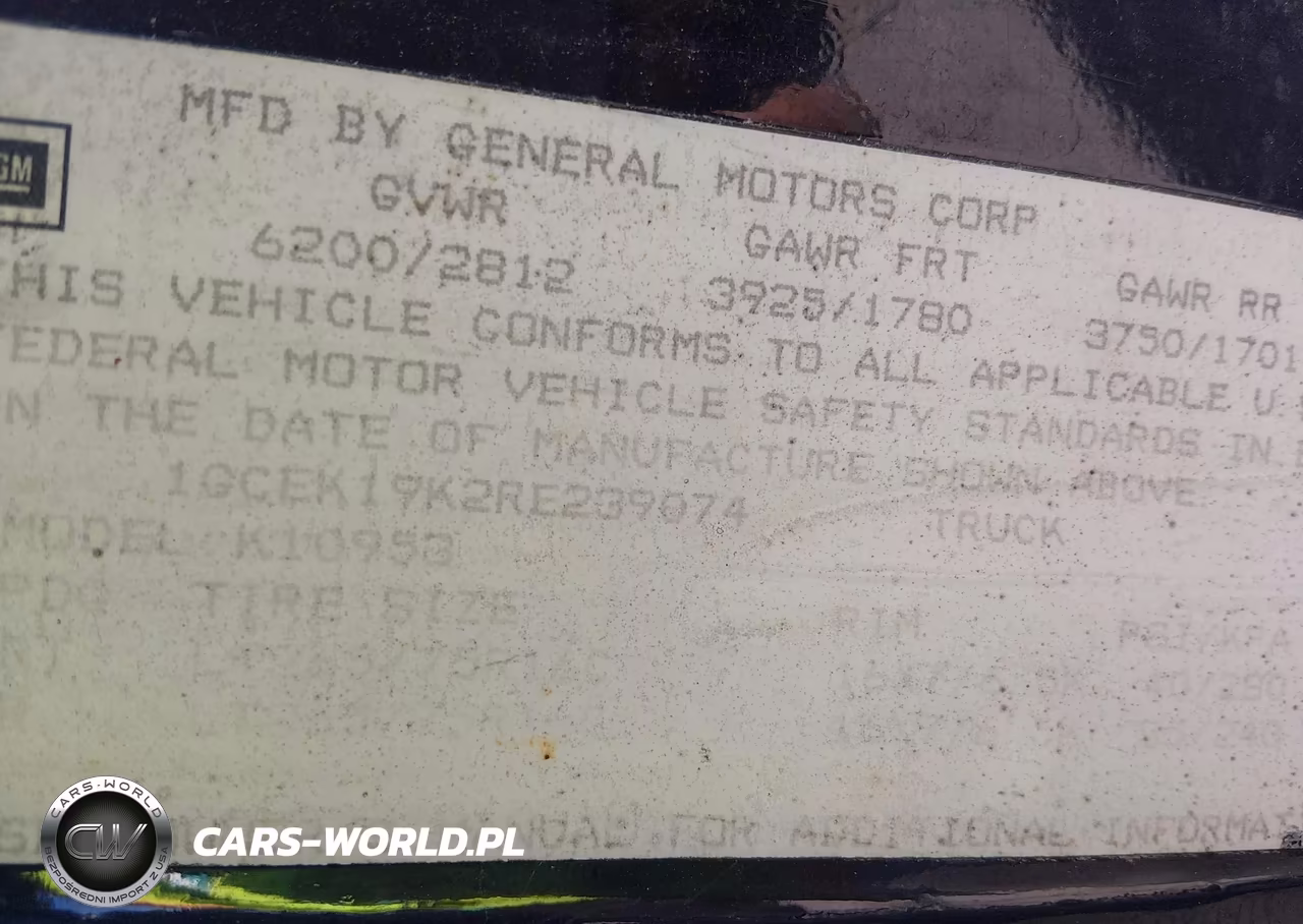 1994 Chevrolet Gmt-400 K1500 VIN:1GCEK19K2RE239074 - 9