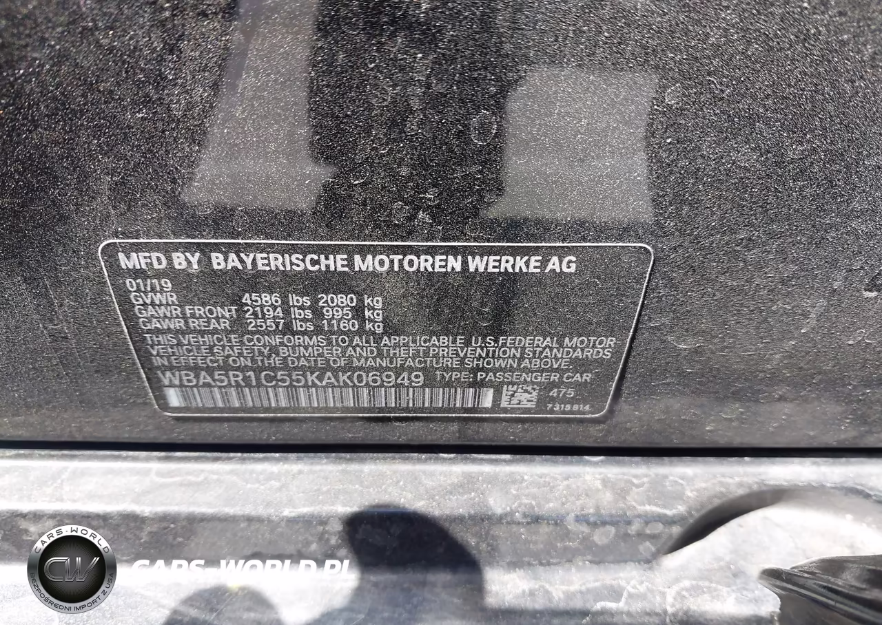 2019 BMW 330I VIN:WBA5R1C55KAK06949 - 9