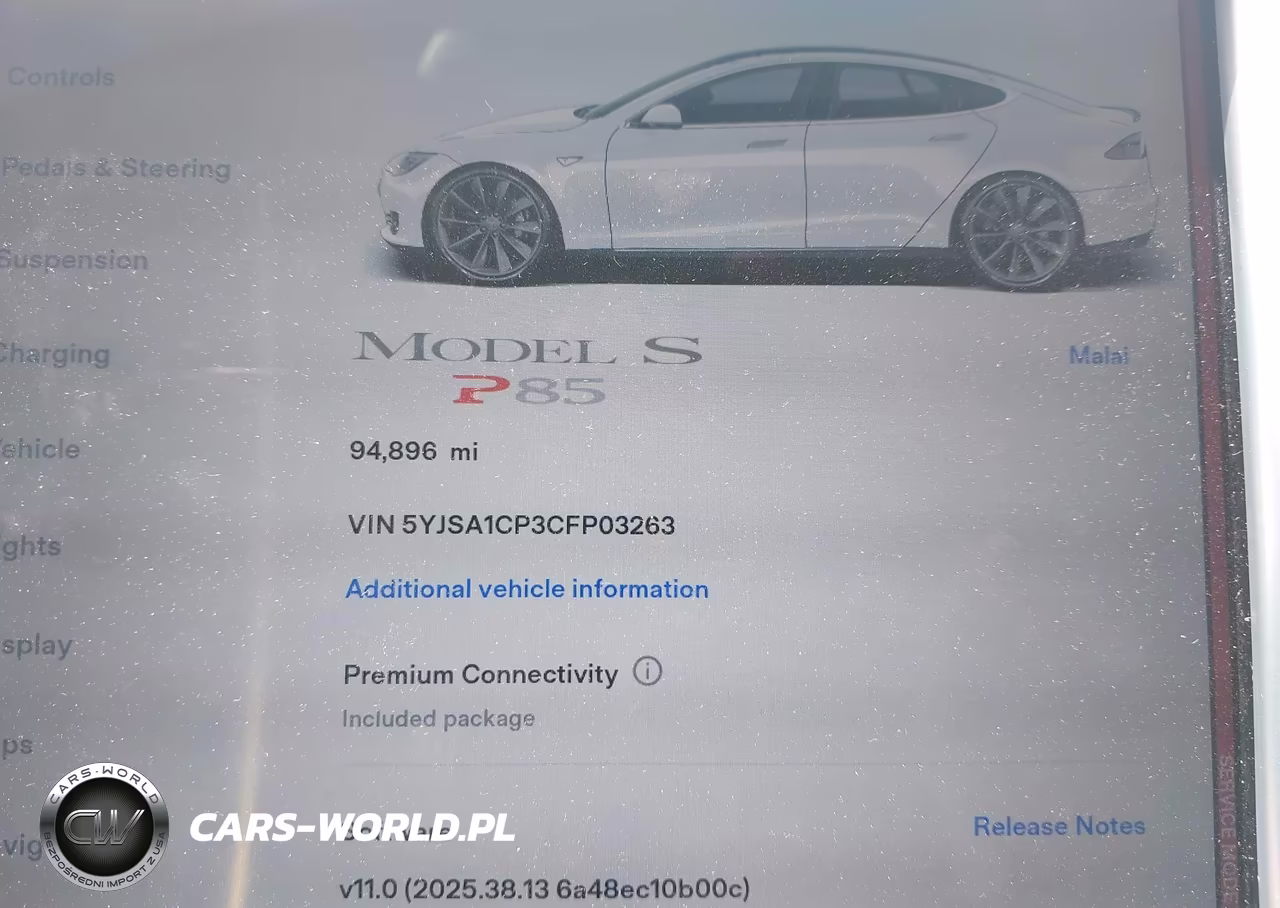2012 Tesla Model S Performance-Signature Performance VIN:5YJSA1CP3CFP03263 - 7