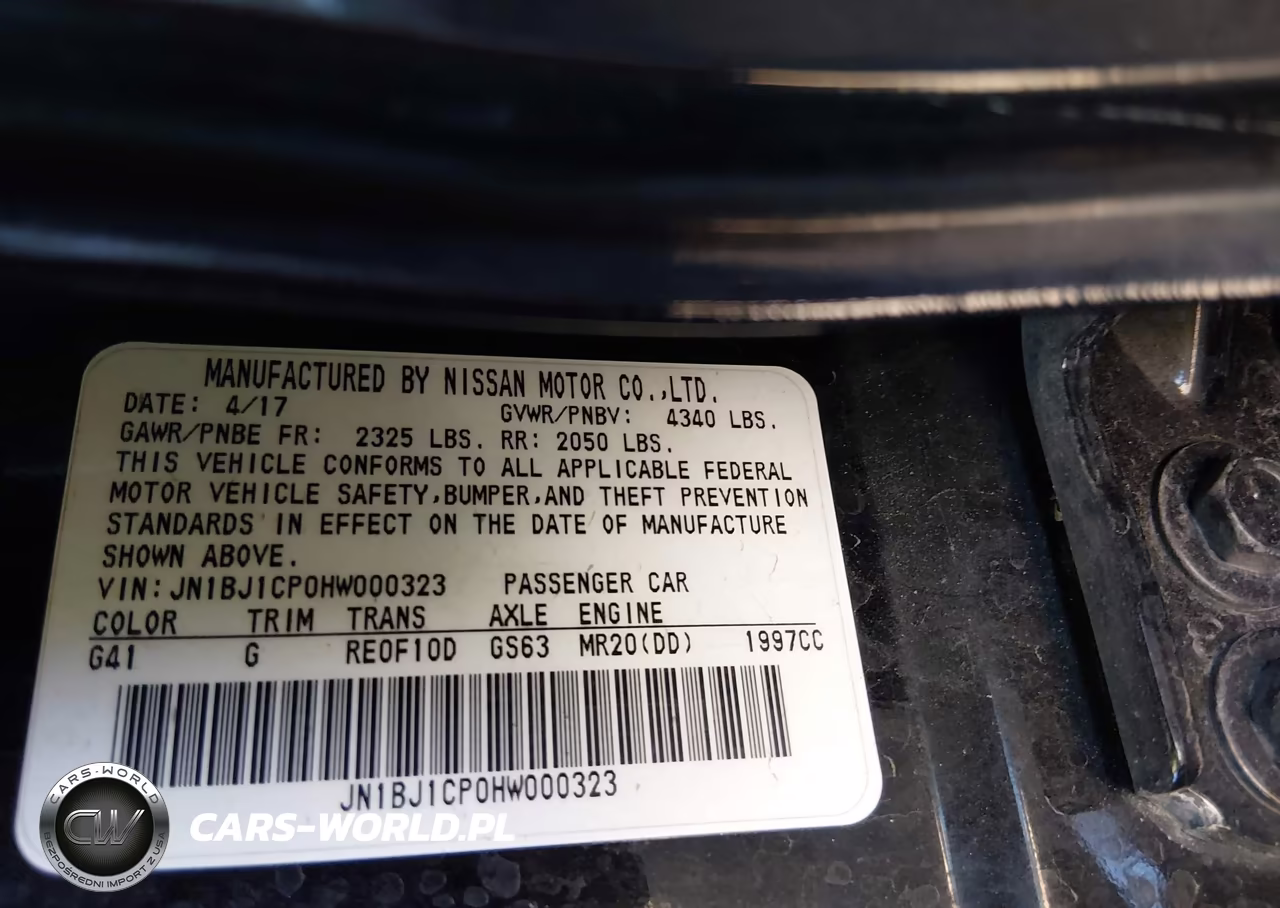 2017 Nissan Rogue Sport S VIN:JN1BJ1CP0HW000323 - 9