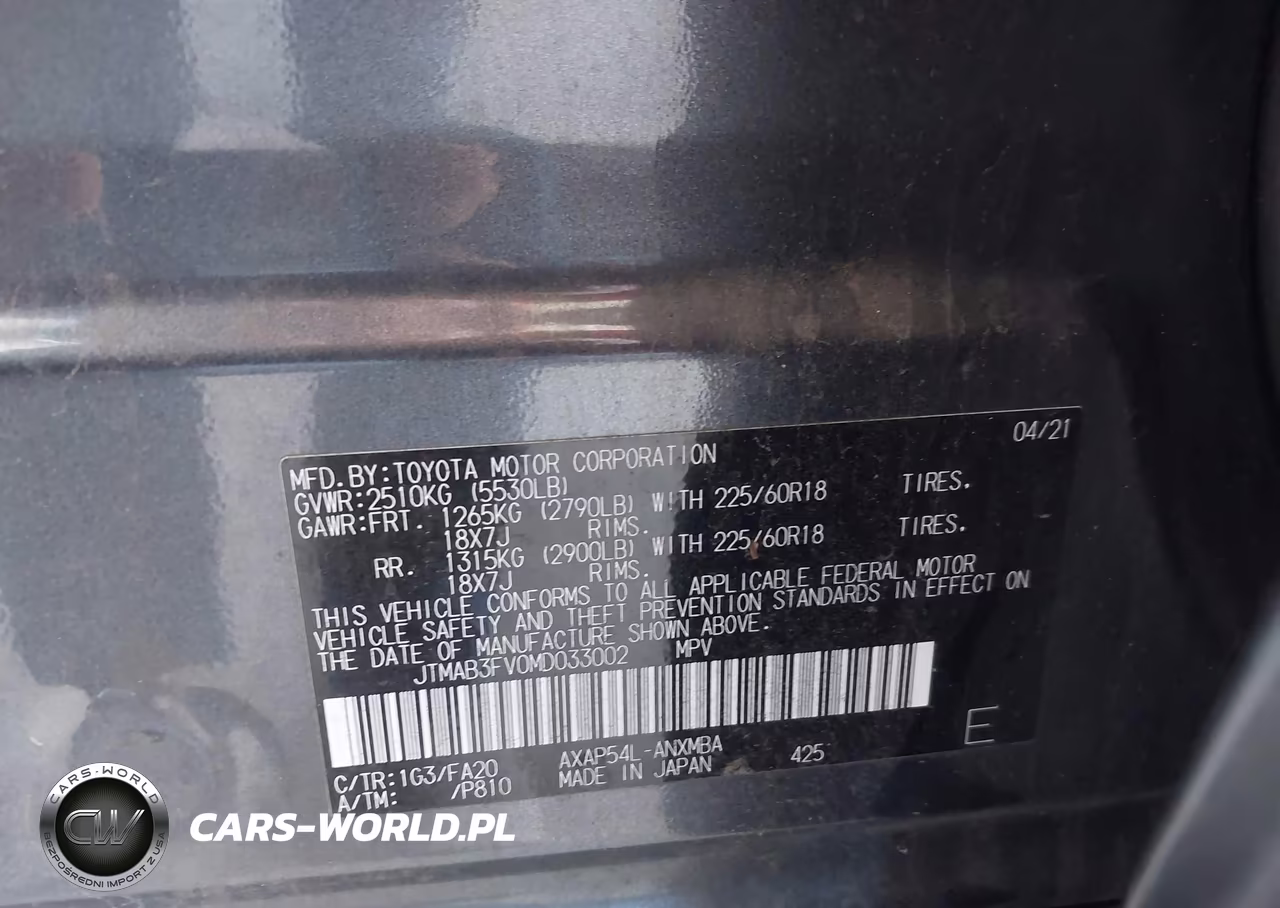 2021 Toyota Rav4 Prime Se VIN:JTMAB3FV0MD033002 - 9