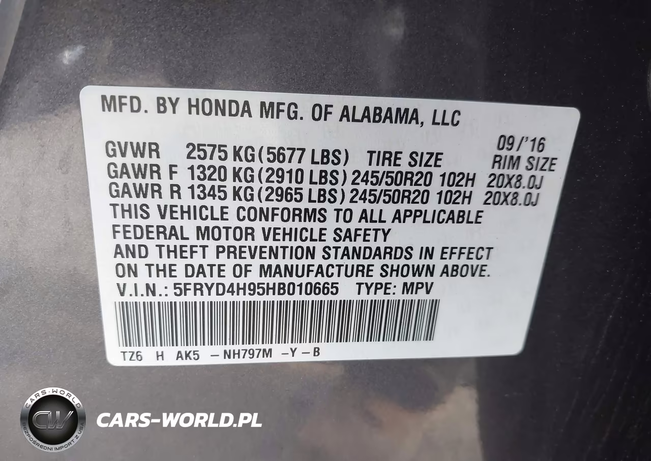 2017 Acura Mdx Advance Entertainment Pkgs VIN:5FRYD4H95HB010665 - 9
