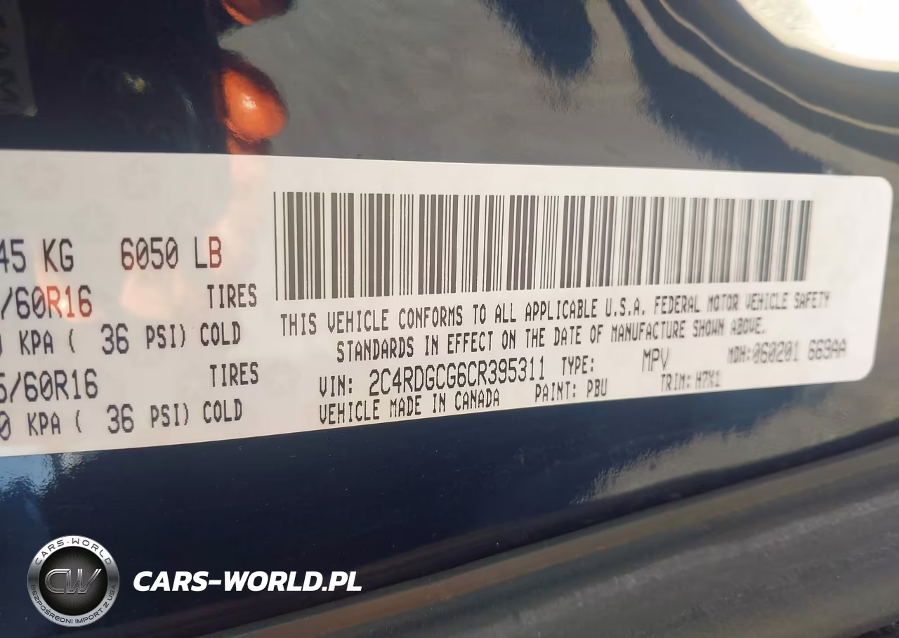 2012 Dodge Grand Caravan Sxt VIN:2C4RDGCG6CR395311 - 9