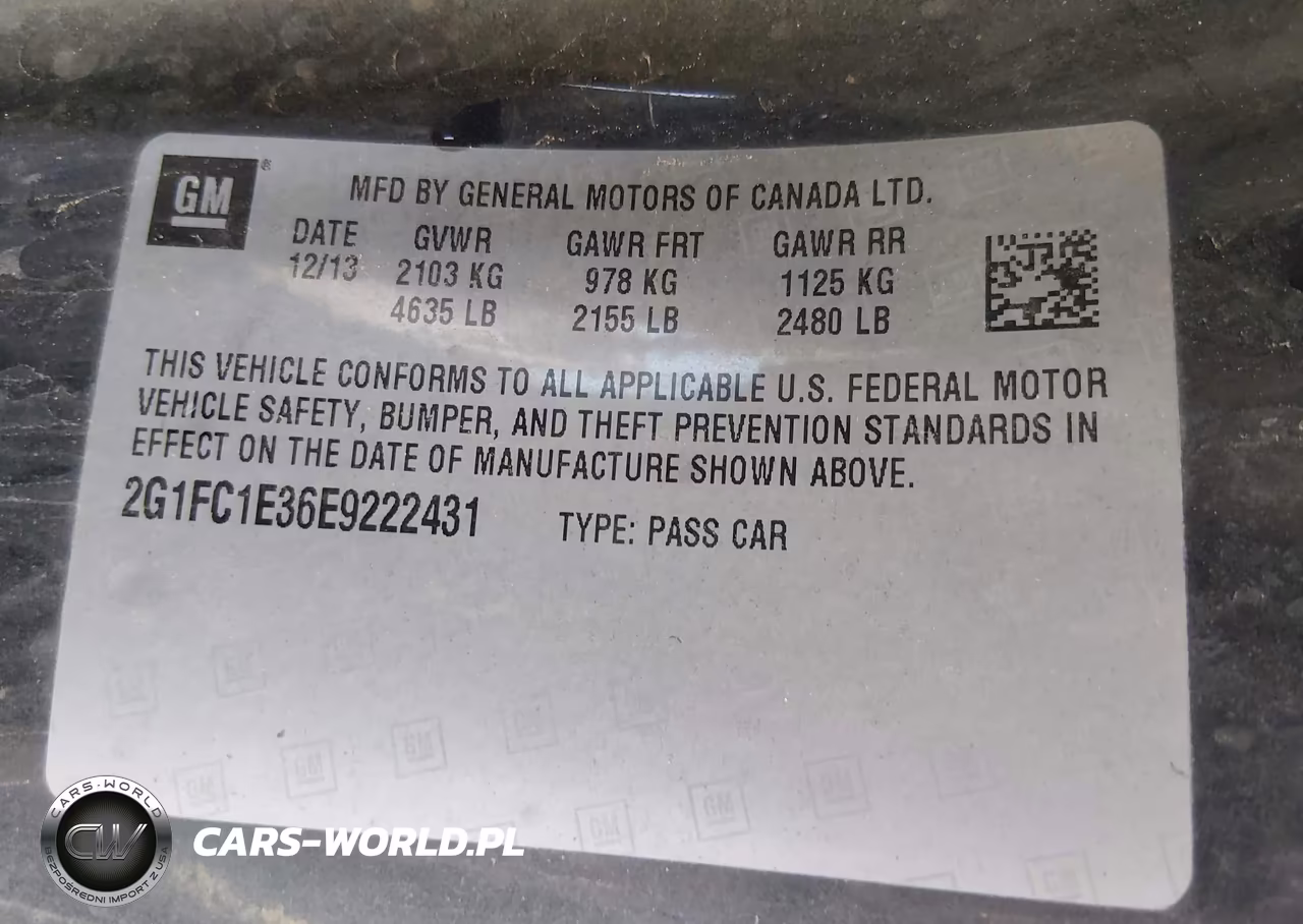 2014 Chevrolet Camaro 2Lt VIN:2G1FC1E36E9222431 - 9
