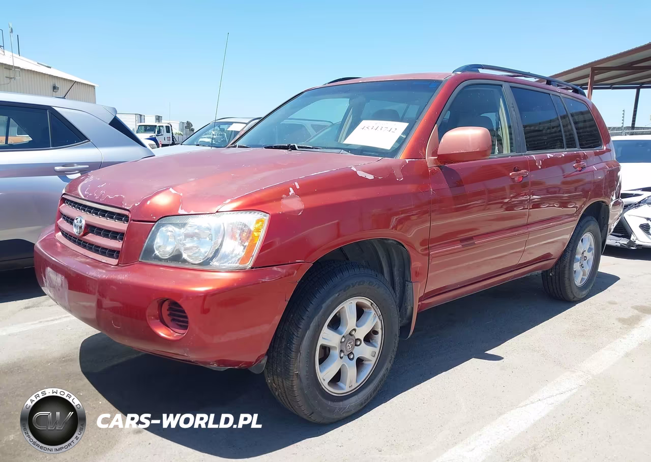 2001 Toyota Highlander V6 VIN:JTEHF21A610010579 - 2