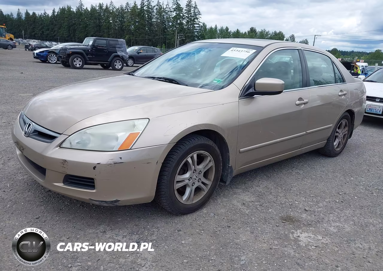 2007 Honda Accord 2.4 Ex VIN:1HGCM56737A191633 - 2