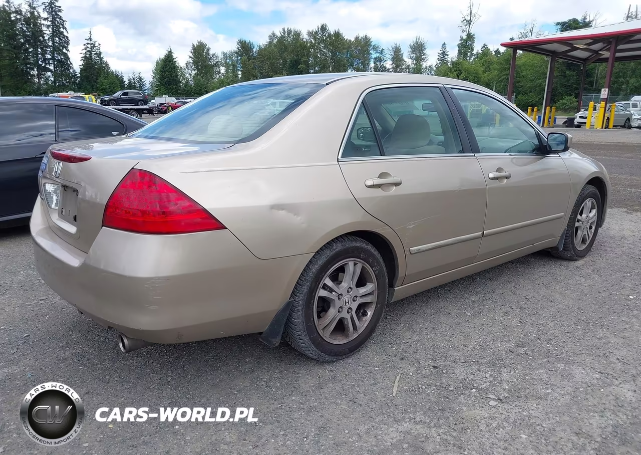 2007 Honda Accord 2.4 Ex VIN:1HGCM56737A191633 - 4