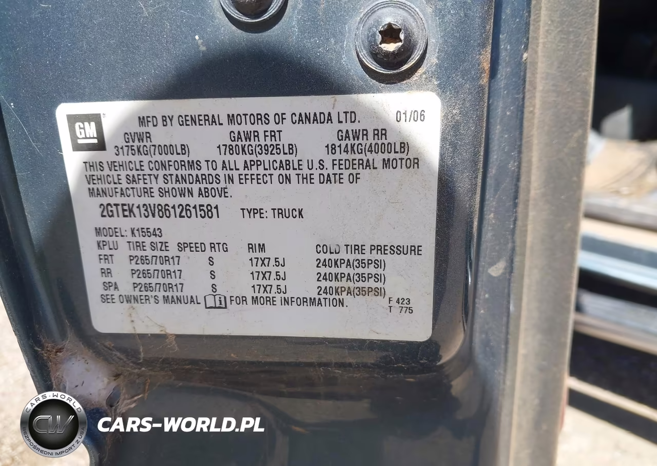 2006 GMC Sierra 1500 Sl VIN:2GTEK13V861261581 - 9