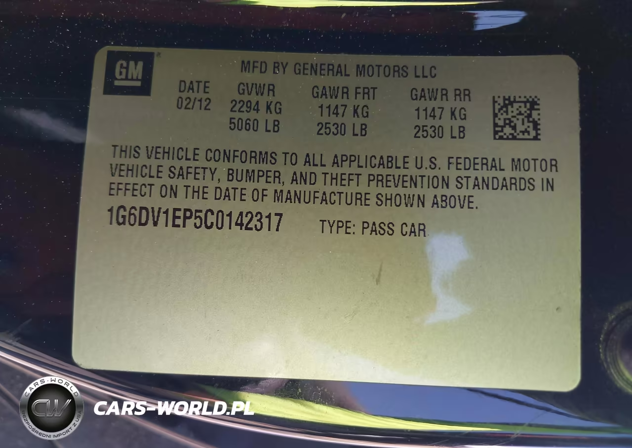 2012 Cadillac Cts-V VIN:1G6DV1EP5C0142317 - 9