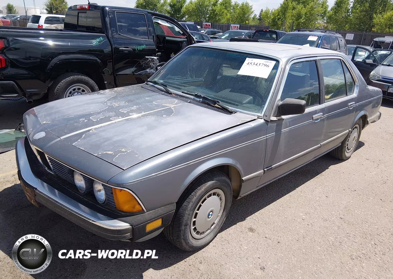 1984 BMW 733 I VIN:WBAFF740XE7398065 - 2
