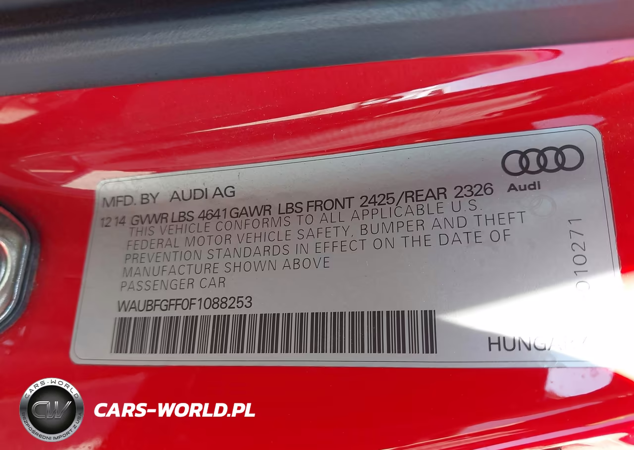 2015 Audi S3 2.0T Premium Plus VIN:WAUBFGFF0F1088253 - 9