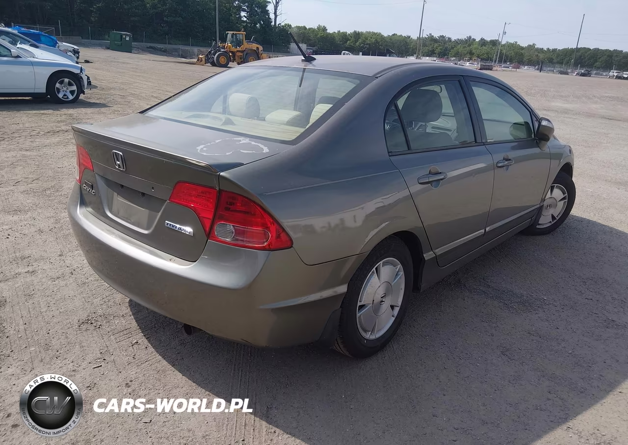 2007 Honda Civic Hybrid VIN:JHMFA36277S004190 - 4