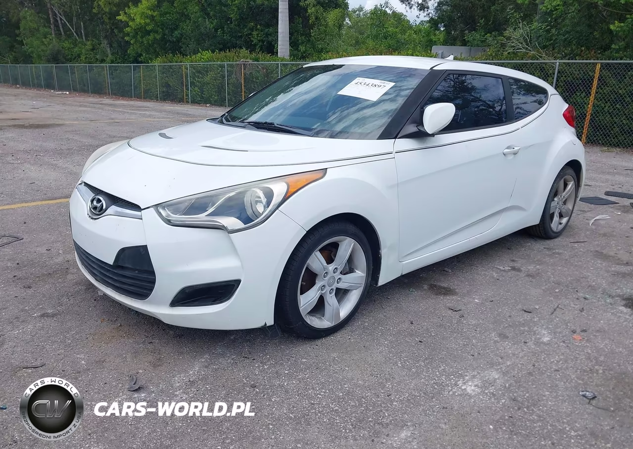 2012 Hyundai Veloster Base W-Gray VIN:KMHTC6ADXCU052169 - 2