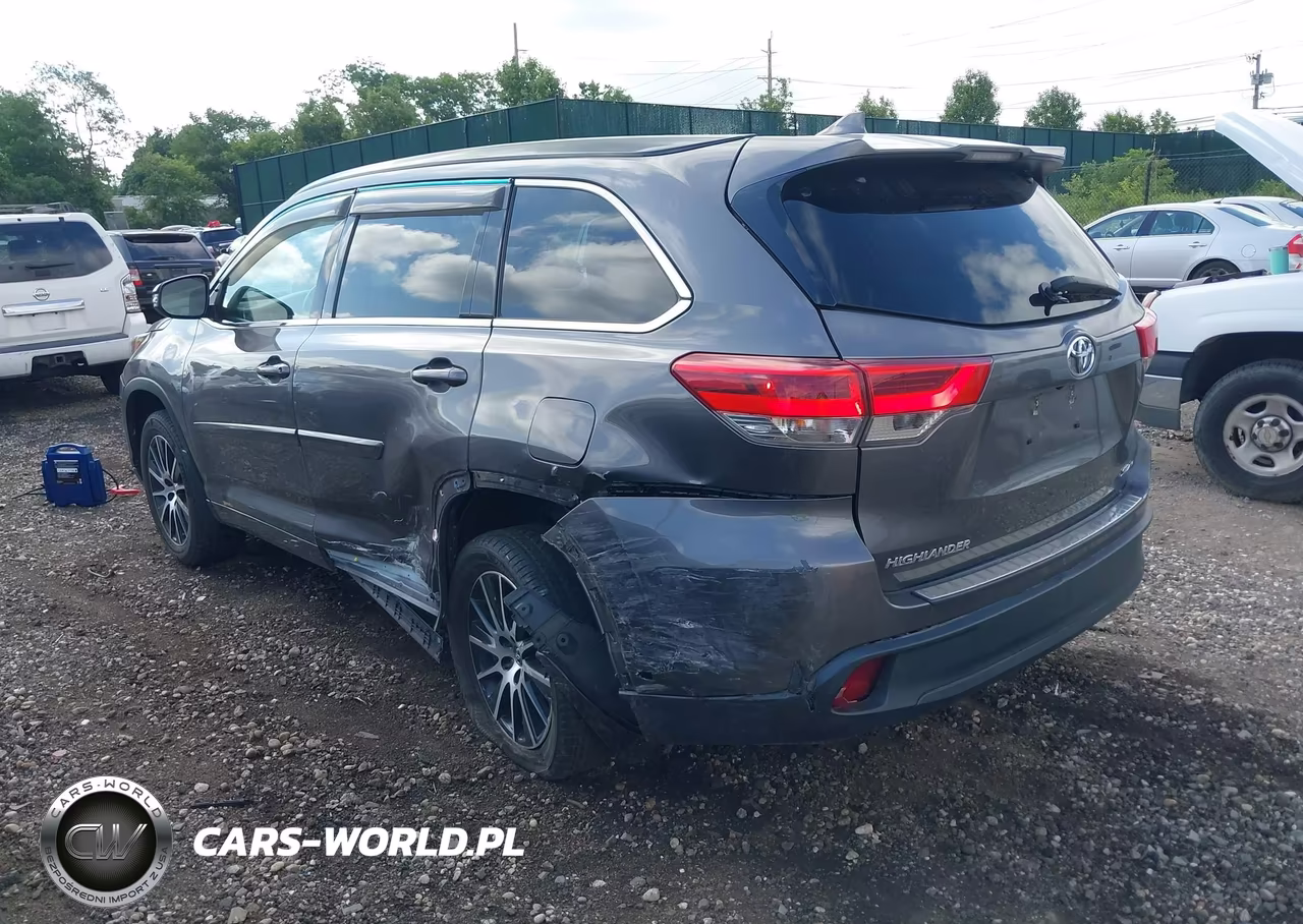 2017 Toyota Highlander Se VIN:5TDJZRFH3HS455512 - 3