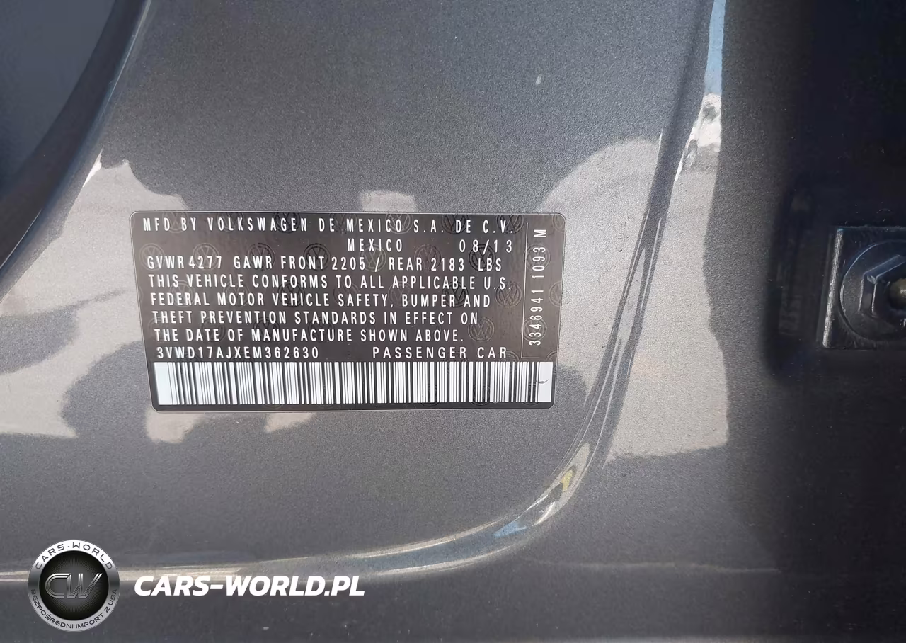 2014 Volkswagen Jetta 1.8T Se VIN:3VWD17AJXEM362630 - 9